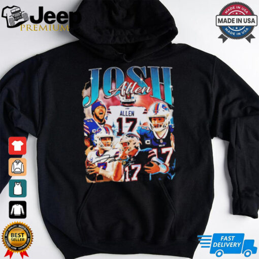 Josh Allen 17 Buffalo Bills NFL football vintage shirt