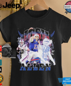 Josh Allen Buffalo Bills Notorious Player Christmas T Shirts