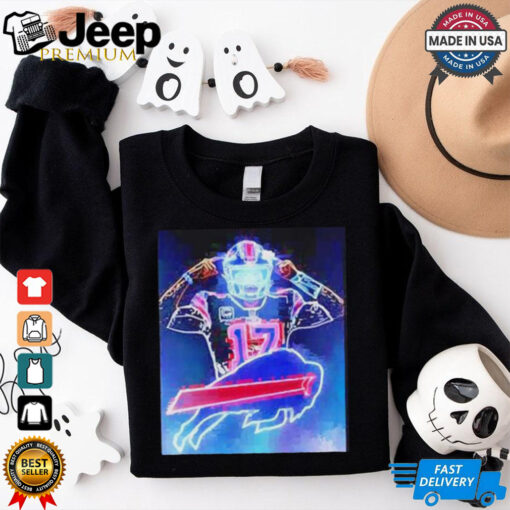 Josh Allen Buffalo Bills neon shirt