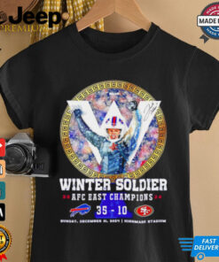 Josh Allen Winter Soldier 2024 Afc East Champions 35 10 49ers shirt