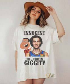 Josh Giggity Giddey Innocent till proven giggity OKC Thunder shirt