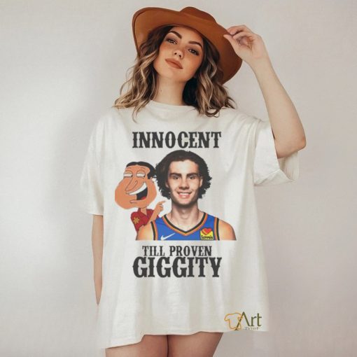 Josh Giggity Giddey Innocent till proven giggity OKC Thunder shirt