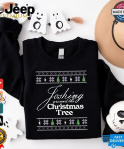 Joshing around the Christmas tree shirt