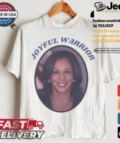 Joyful Warrior Kamala Harris Madam President Harris Walz Democrat President #47 T shirt