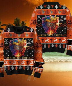 Judas Priest Invincible Shield Ugly Christmas Sweater Chirstmas Gifts 2024 Xmas For Family And Friends Ugly Sweater