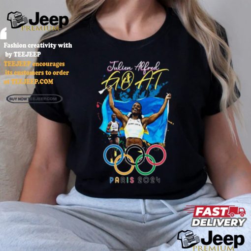 Julien Alfred GOAT Paris 2024 Olympic T Shirt