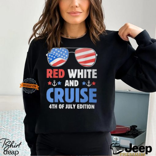 July Cruise 2024 4Th Of July Family Matching Cruise Vacation T Shirt