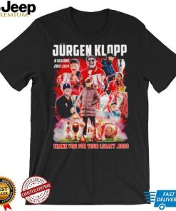 Jurgen Klopp 8 seasons thank you for your Legacy boss shirt