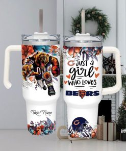 Just A Girl Who Loves Bears Customized 40 Oz Tumbler