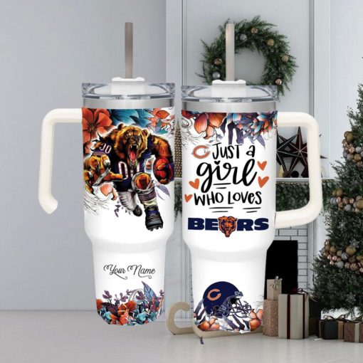 Just A Girl Who Loves Bears Customized 40 Oz Tumbler