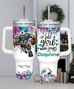 Just A Girl Who Loves Dolphins Customized 40 Oz Tumbler