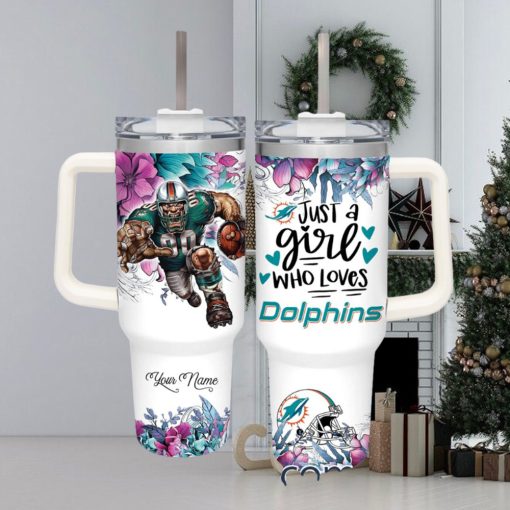 Just A Girl Who Loves Dolphins Customized 40 Oz Tumbler