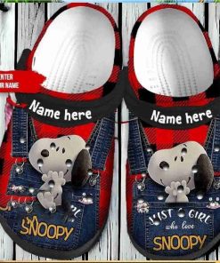 Just A Girl Who Loves Snoopy Crocs Gift