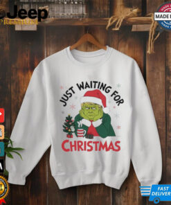 Just Waiting For Christmas Trump Grinchmas Shirt