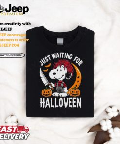 Just Waiting For Halloween Snoopy Shirt