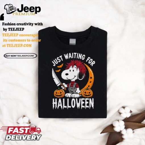 Just Waiting For Halloween Snoopy Shirt