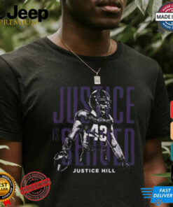 Justice Hill Baltimore Ravens Justice Is Served Shirt