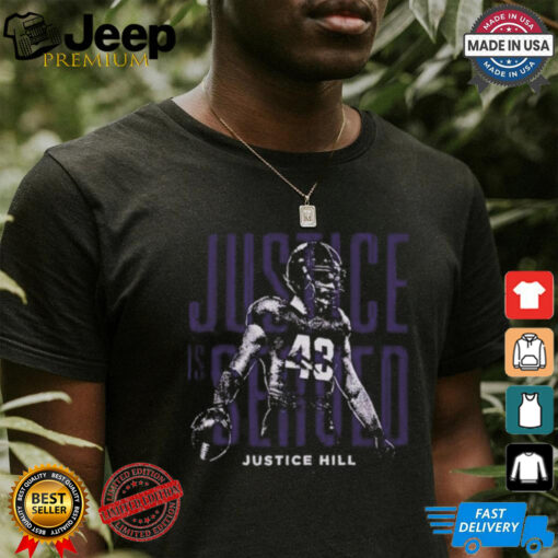 Justice Hill Baltimore Ravens Justice Is Served Shirt