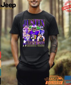 Justin Jefferson 18 Minnesota Vikings Football Vintage Graphic Shirt