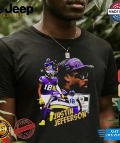 Justin Jefferson Vintage Collage T Shirt