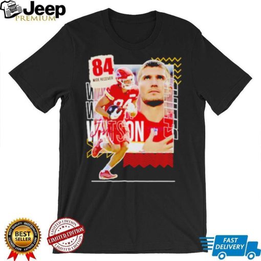 Justin Watson 84 running back football player shirt