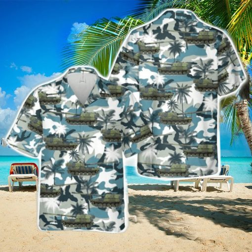 K9FIN Moukari Finnish Army Tank Hawaiian Shirt Summer Holiday Gift