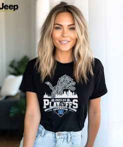 Skyline city Detroit Lions 2023 24 Playoffs shirt