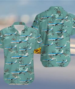 KLM Royal Dutch Airlines Boeing 737 406 Hawaiian Shirt