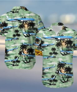 KLM Royal Dutch Airlines Boeing 777 306ER Hawaiian Shirt