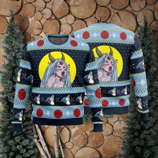 Kaguya Ōtsutsuki Ahegao Naruto Ugly Christmas Sweater