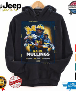 Kalel Mullings Michigan vs. USC Football 17 Carries 159 Carries 2 Touchdowns Shirt