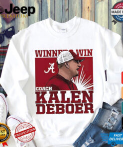 Kalen DeBoer Alabama Winner Win T Shirt