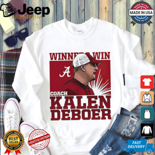 Kalen DeBoer Alabama Winner Win T Shirt