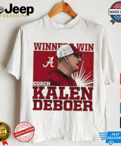 Kalen DeBoer Alabama Winner Win T Shirt