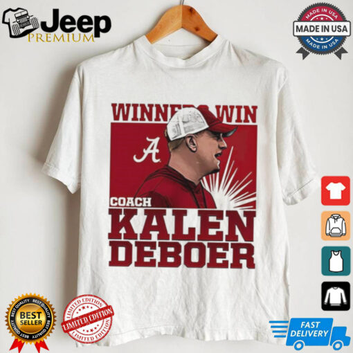 Kalen DeBoer Alabama Winner Win T Shirt