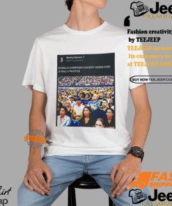 Kamala Campaign Caught Using Fake AI Rally Photos Unisex T Shirt