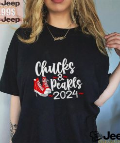 Kamala Harris 2024 chucks and pearls shirt