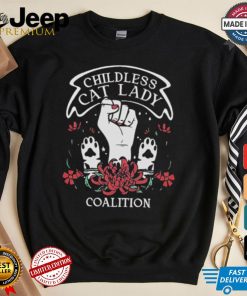 Kamala Harris Childless Cat Lady Coalition 2024 T shirt