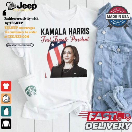 Kamala Harris First Female President Let’s Finish The Job Madam President 2024 Kamala Rally T shirt