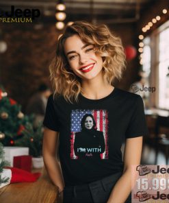 Kamala Harris I’m With Her American flag 2024 Shirt