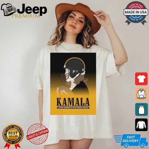 Kamala Harris Official Candidate Of The Pittsburgh Steelers Iron Steel T Shirt