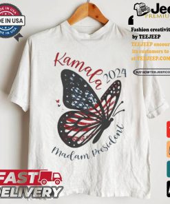 Kamala Harris Patriotic Butterfly For President We Are Not Going Back 2024 Harris Walz T shirt