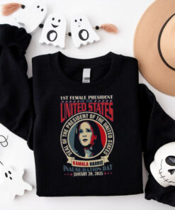 Kamala Harris President Inauguration Day Shirt, US First Female 47th President Shirt