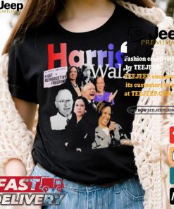 Kamala Harris Tim Walz Retro Bootleg Style Photography Vice President Kamala Harris Fight For Reproductive Freedom T shirt