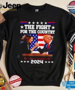 Kamala Harris Vs Trump The Fight For The Country on Travel shirt