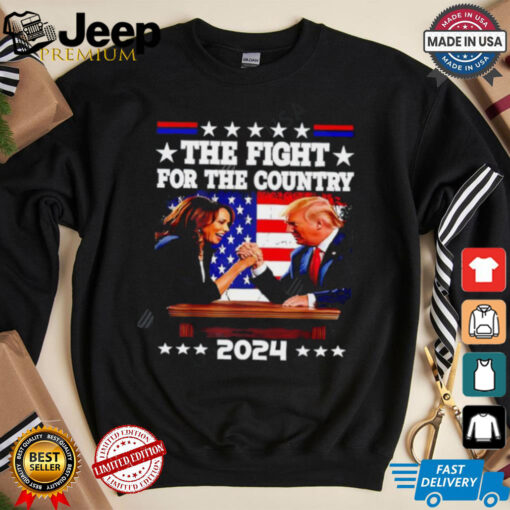 Kamala Harris Vs Trump The Fight For The Country on Travel shirt