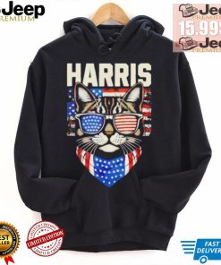 Kamala Harris for President 2024 Funny Cat Graphic shirt