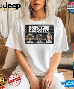 Kamala Know Your Parasites Deer Tick Dog Tick Luna Tick Shirt