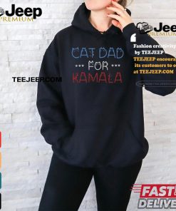 Kamalaharrisprosecutorvsfelon Cat Dad For Kamala Tee Shirt