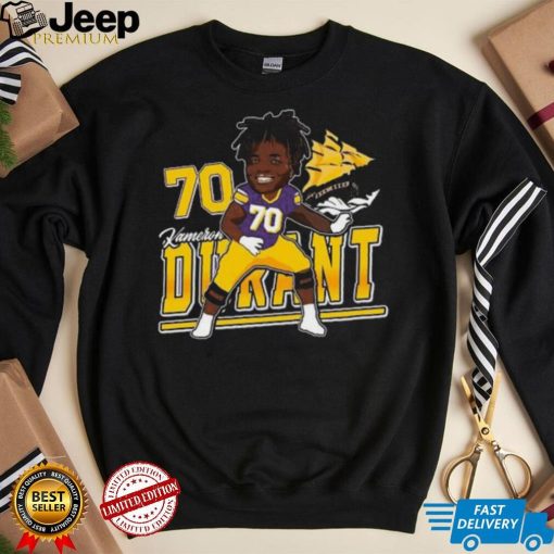 Kameron Durant #70 East Carolina Pirates Signature shirt